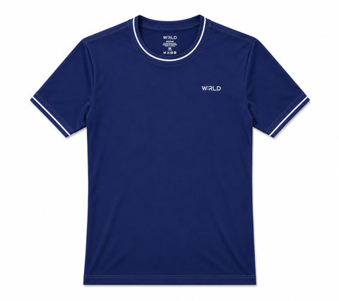 Topstitch Round Neck Tee