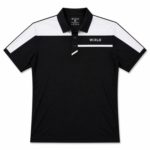Colour Block Polo Tee