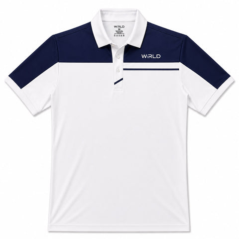 Colour Block Polo Tee