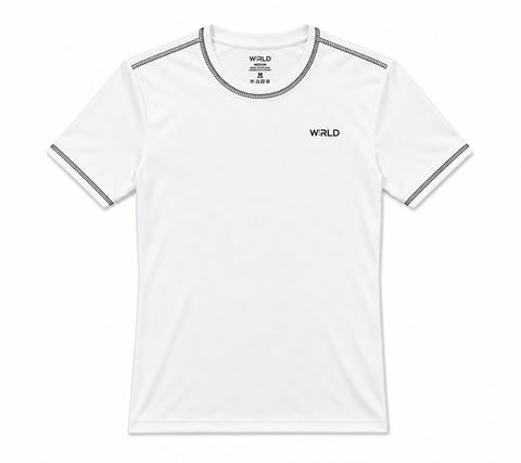 Topstitch Round Neck Tee